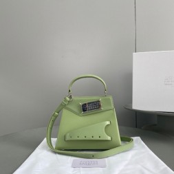 마르지엘라 스내치드 스몰 탑핸들백 MM3075 민자 그린