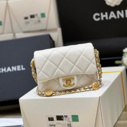 샤넬 22A 미니 플랩백 AS3368 화이트