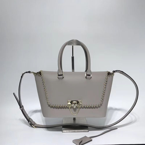 발렌티노 18S/S 스몰 데미룬 더블 핸들백 NW0B0A47 그레이