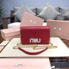 미우미우 가죽 숄더백 5BP004 레드