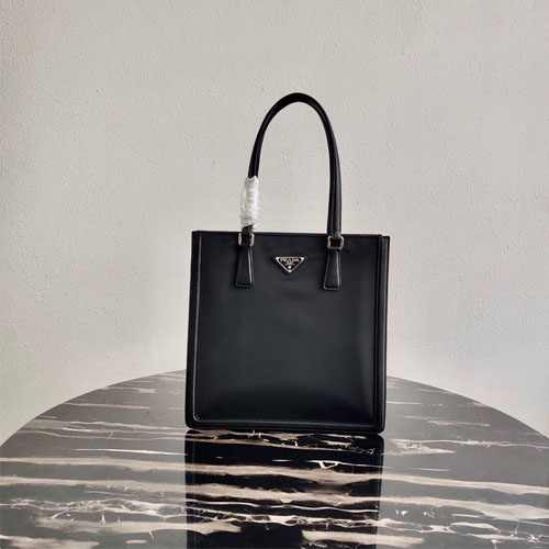 프라다 가죽 및 나일론 토트백 1BG363
