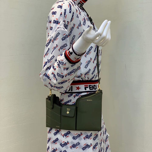 펜디 3 포켓 미니 백 8BS025 그린