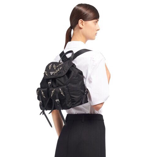 프라다 나일론 백팩 1BZ006 블랙