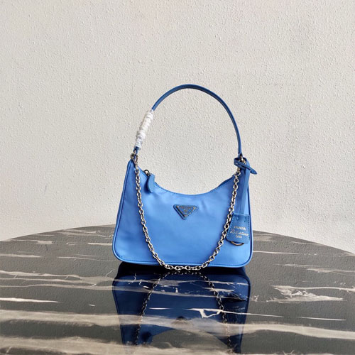 프라다  나일론 호보백  1NE204 블루