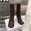 보테가 신상 블록 부츠 475187 버건디