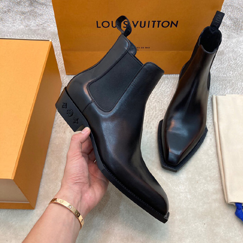 루이비통 남성용 첼시 부츠 M0388 블랙