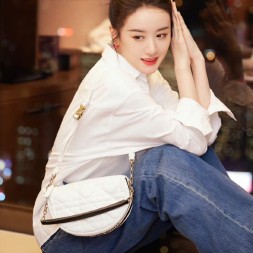 디올 VIBE 스몰 호보 백 M7200 화이트