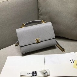 샤넬 코코핸들 리뉴얼 플랩백 AS0305 그레이