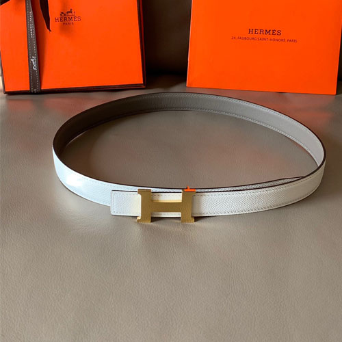 에르메스  신상  양면용 벨트 XTY187 화이트 금장