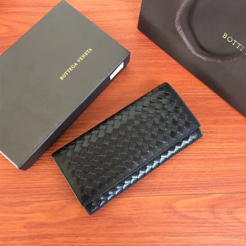 보테가 신상 플랩 장지갑 V2036 블랙(수입 송아지가죽)