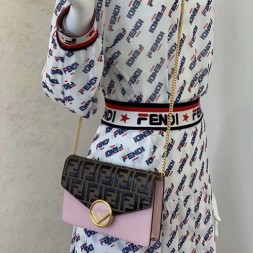 펜디 체인 크로스백 F2080 핑크