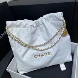 샤넬 22 라지 핸드백 AS3262 화이트