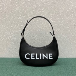 셀린느 스무스 카프스킨 프린트 아바 백 193953 블랙