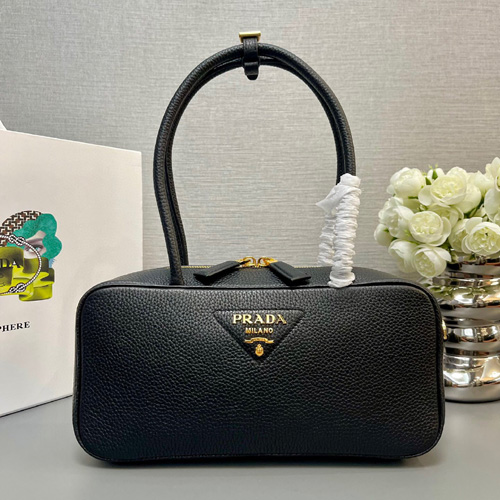 프라다 미디엄 가죽 토트 백 1BB126-1