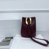 보테가 헤어 카프스킨 드롭 백 576804 버건디