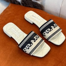 프라다 여성용 슬리퍼 F0855 화이트