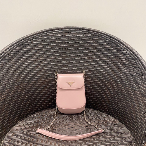 프라다 브러쉬드 가죽 미니백 1BH185-1