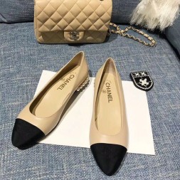 샤넬 신상 진주 플랫 슈즈 G33863 베이지