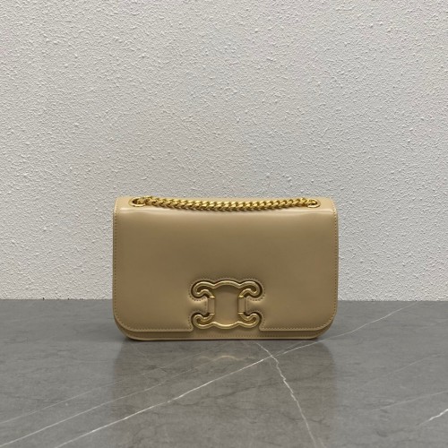 셀린느 트리오페 프레임 백 199813 베이지