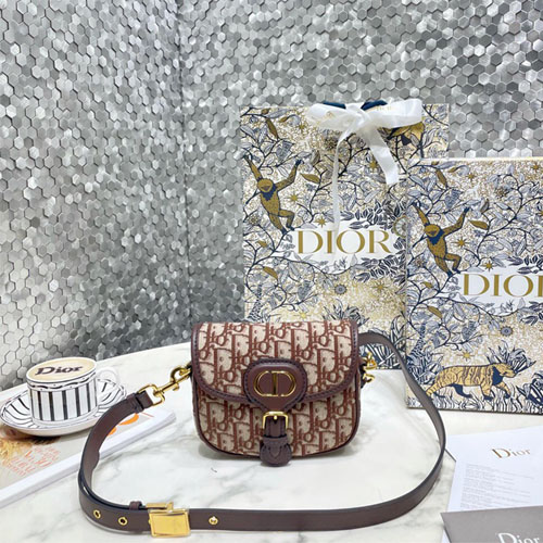 디올 DIOR BOBBY 스몰 백 M9317 버건디