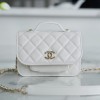  샤넬 어피니티 WOC 캐비어 미니 체인백 AP2914 화이트