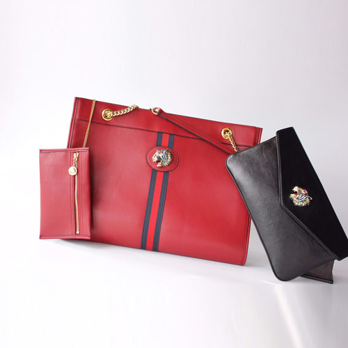 구찌 라자 라지 토트백 537219 레드