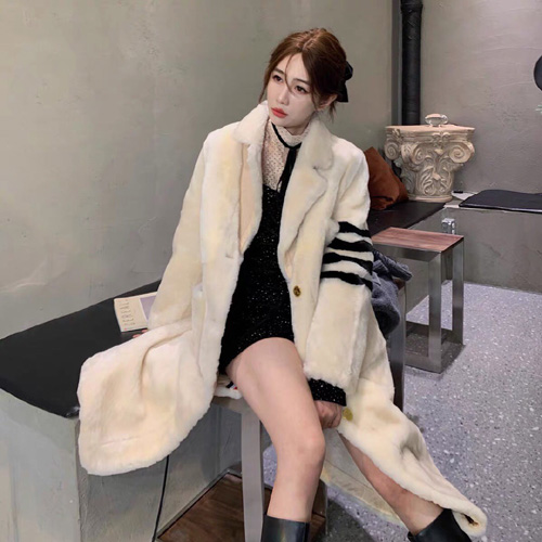 톰브라운 여성용 코트 TB8821 화이트