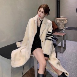 톰브라운 여성용 코트 TB8821 화이트