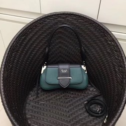 프라다 시도니 가죽 숄더백 1BD168 그린