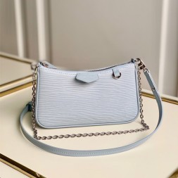 루이비통 이지 파우치 온 스트랩 M80480 하늘색