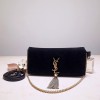생로랑 케이트 99 테슬 체인백 604276 스웨이드 블랙