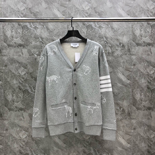 톰브라운 남여공용 가디건 TB8737 그레이