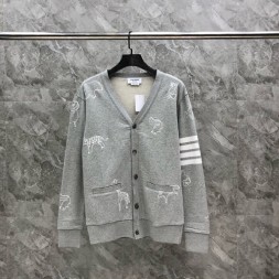 톰브라운 남여공용 가디건 TB8737 그레이