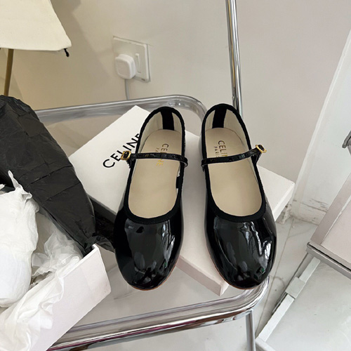 셀린느 신상 여성용 플랫 CE3580 블랙