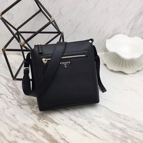 프라다 사피아노 크로스백 2VH062 블랙