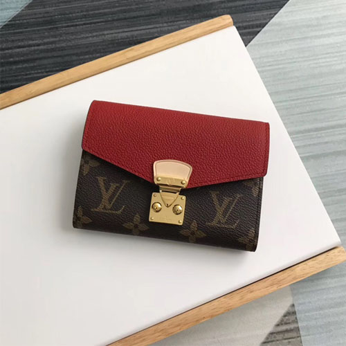 루이비통 모노그램 팔라스 컴팩트 월릿 반지갑 M67478 레드
