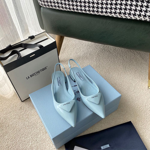 프라다 여성용 샌들 F0801 유광 블루