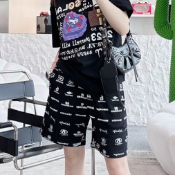 발렌시아가 남여공용 반바지 528793 블랙