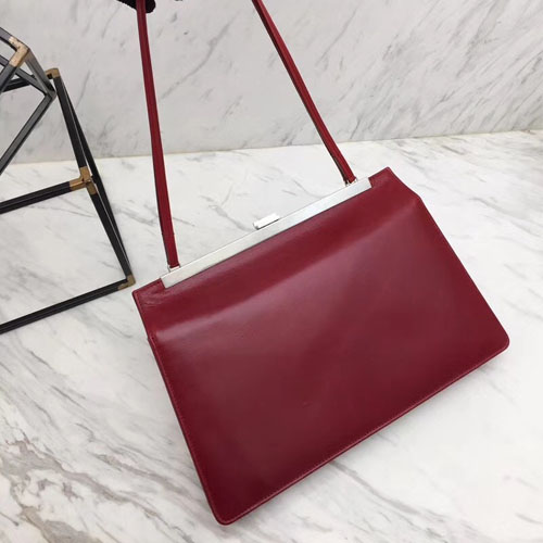 셀린느 신상 클래스프 미듐 숄더백 181283 레드