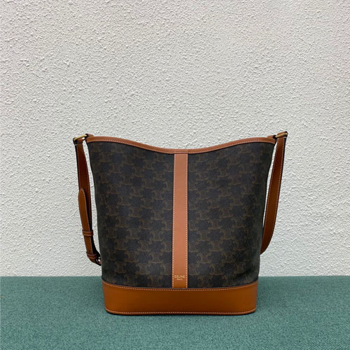 셀린느 트라이엄프 버킷백 미디엄 191132 브라운