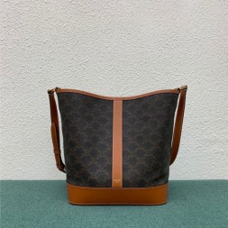 셀린느 트라이엄프 버킷백 미디엄 191132 브라운