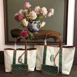 고야드 생 루이백 MM/GM 4757630 양면용 그린