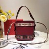 디올 송아지 가죽  호보백 M5871 레드