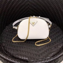 프라다 사피아노 벨트 크로스백 1BL023 화이트