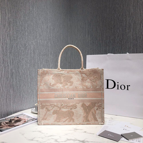 디올 라지 북 토트백 M1286 베이지