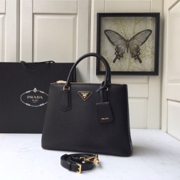 프라다 사피아노 갤러리아 토트백 1BA232 블랙