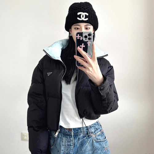 프라다 여성용 패딩 3A575 블랙