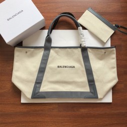 발렌시아가 스트라이프 캔버스 카바스 라지 10945