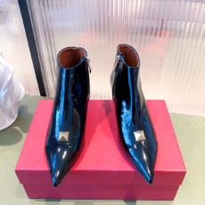 발렌티노 여성 앵글부츠 V0926 블랙 유광