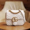 구찌 GG 마몽 마틀라세 미니 토트백 739682 화이트